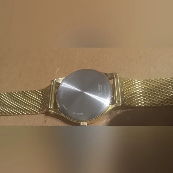 Brand NEW Citizen ECO DRIVE Gold Watch with Blue Dial